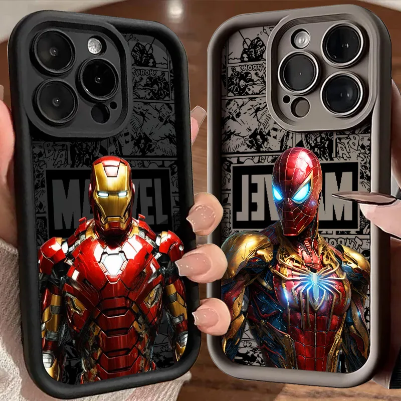 Anime IronmanS SpidermanS Phone Case for Motorola Moto Edge 70 G86 G56 G35 G34 G75 G PLAY G85 Neo Fusion Stylus Pro Ultra 4G 5G