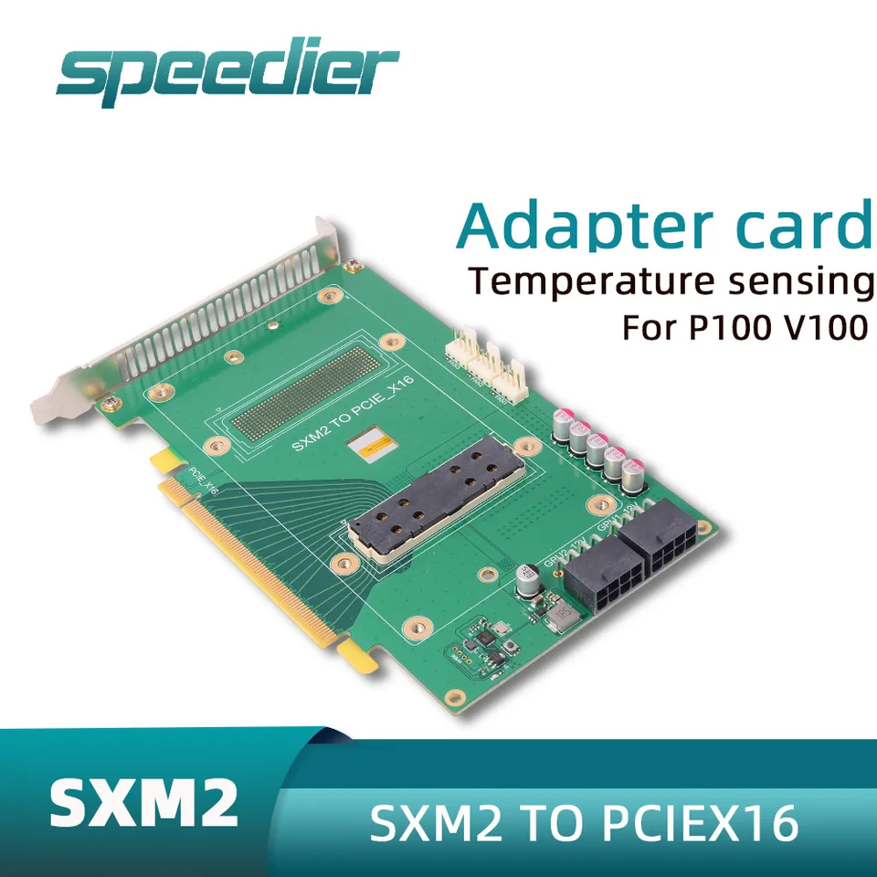SXM2 To PCI-E X16 Adapter Board for Nvidia P100 V100 Module