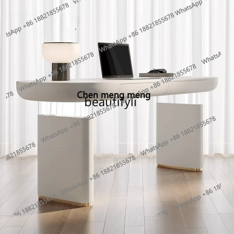 

Hanging desk Light luxury modern home computer desk, reception and negotiation beauty salon desk H
