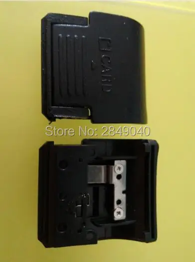 ฝาครอบการ์ดความจำ SD สำหรับ Nikon D3100ชิ้นส่วนซ่อมกล้องดิจิตอลโลหะและสปริง