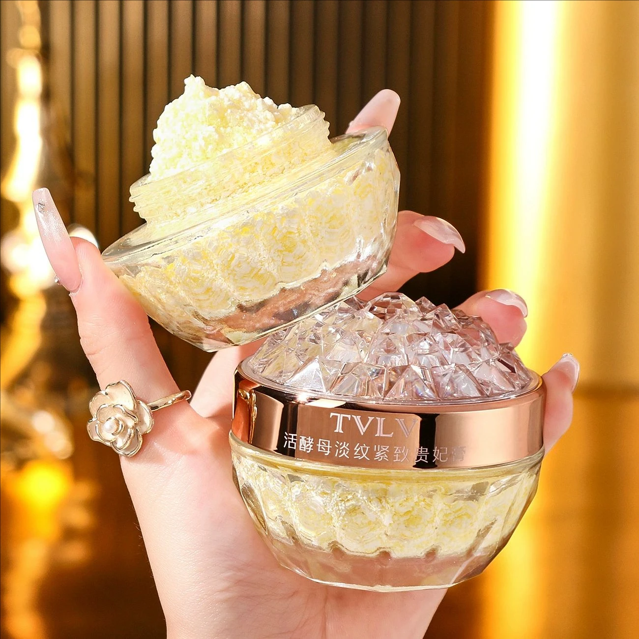 

Beauty Salon Moisturizing Active Yeast Anti Wrinkle Firming Face Cream Improve Dry Rough Smooth Delicate Brighten Face Cream