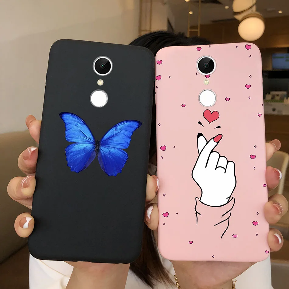 Phone Case For Xiaomi Redmi 5 5 Plus Case Soft Pattern Silicone TPU Back Cover For Xiaomi Redmi 5 Plus redmi5 Cases Coque Fundas