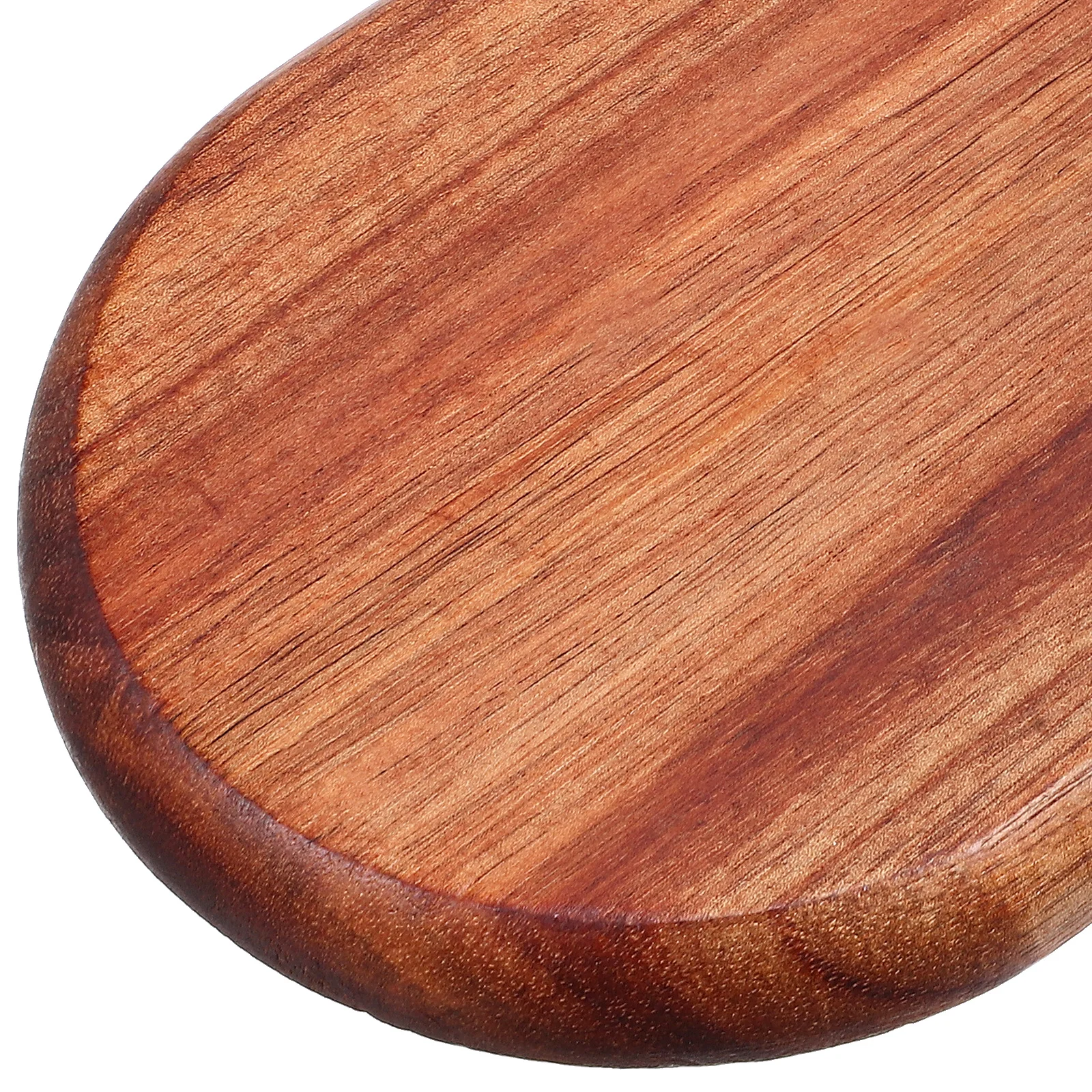 2 قطعة صواني تقديم خشبية لوح فحم بيضاوي للوجبات الخفيفة والسوشي طبق تقديم طبق خشبي مزخرف للمطبخ #5