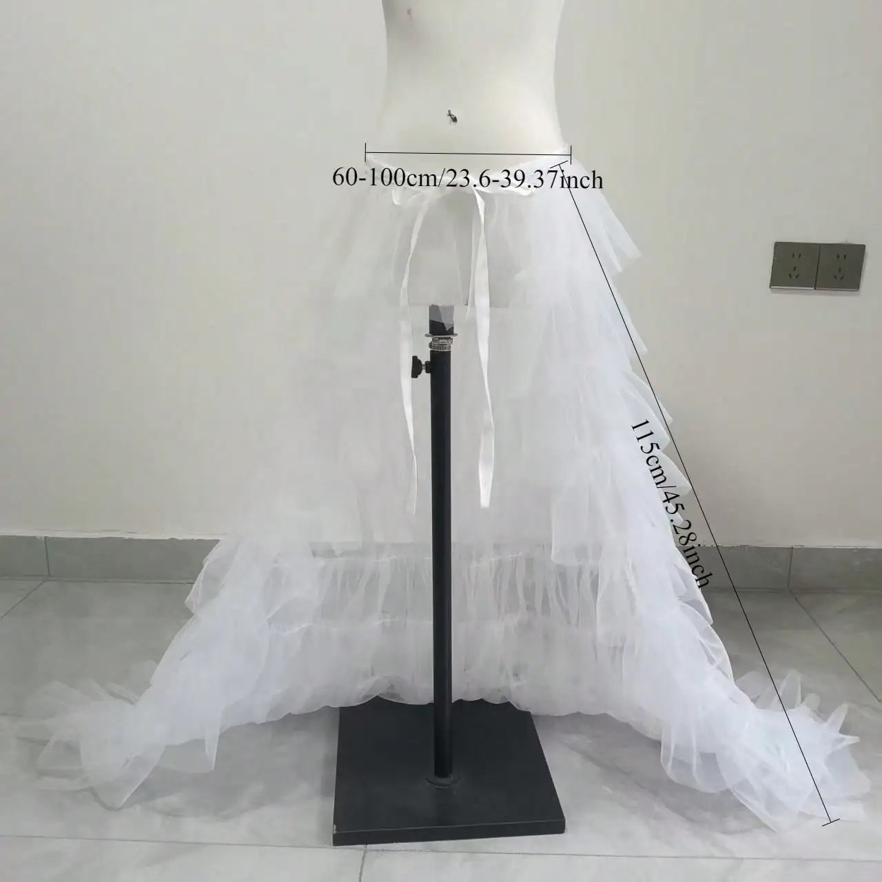 Picture 3: Layered Hem Multi-layer elegant Mesh Petticoat