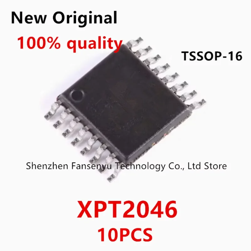 

10Pcs New Original XPT2046 TSC2046 H2046 HR2046 TSSOP16 touch screen controller IC Chip Wholesale In Stock