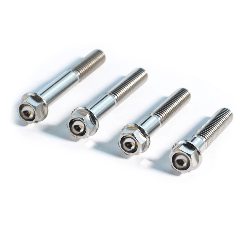 titanium screw flange head screwM8*15/20/25/30/35/40/45/50/55/60mm GR5 material