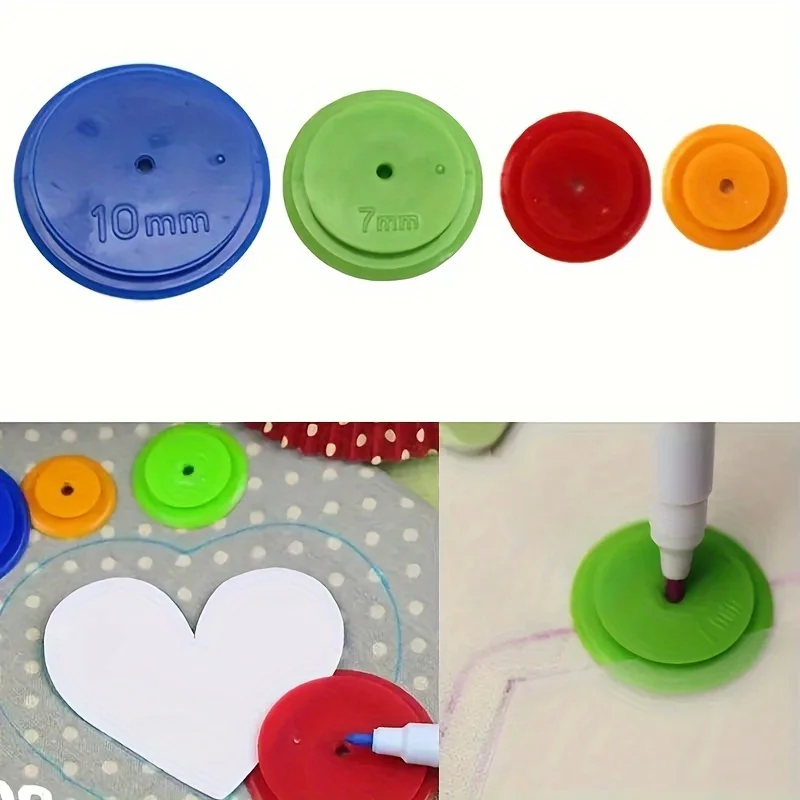 Sewing Scan Wheel - Suitable for hand sewing and patchwork making, durable marker ruler, random colors