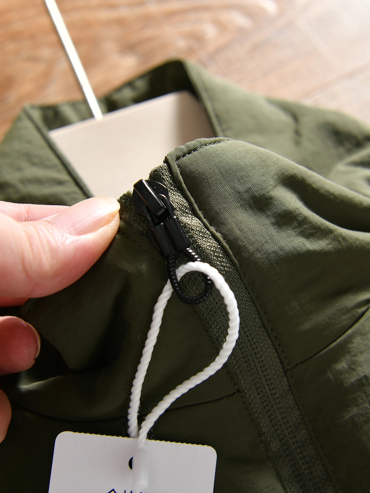 Men's Fleece Lined Thickened Outdoor Jacket Stand Collar Autumn Winter Polyester Nylon Composite Fiber Windproof Outerwear