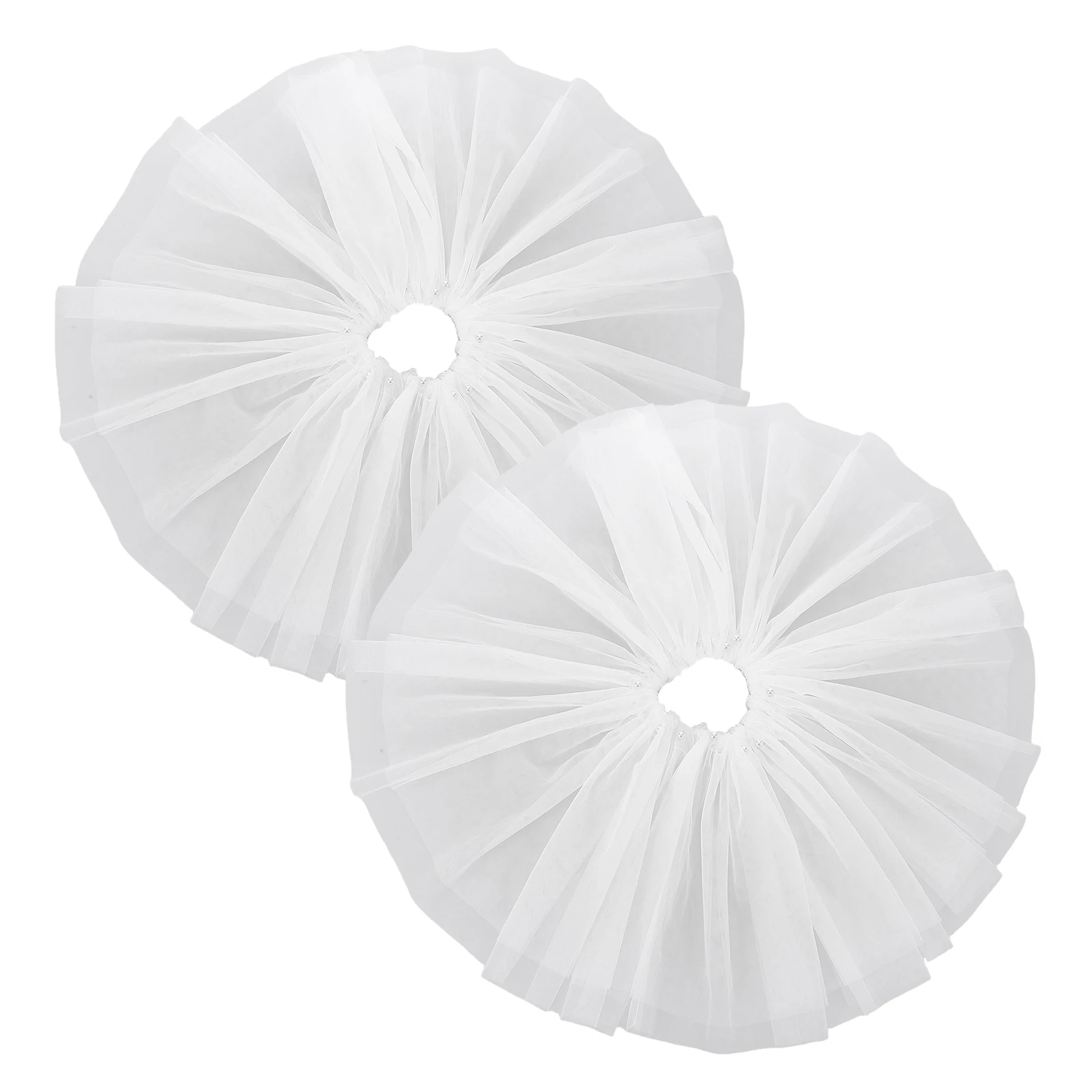 

Shawl Accessory for Wedding Dress Tulle Sleeves Bridal Cover Arms Gloves Long Soft Mesh Detachable Dinner Party