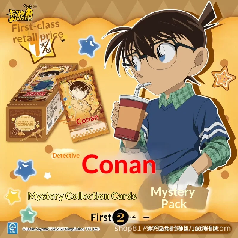 

Authentic Detective Conan Card Unveil Pack 2 Batches For Insightful Mystery Box Anime Themed Game Collection Cards