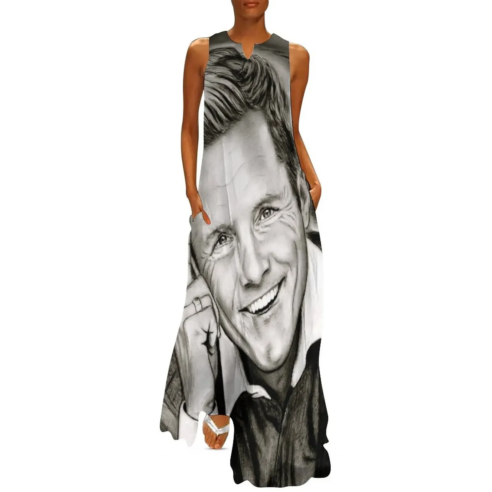 

Dieter in Black and White Long Dress women party dresses Female clothing prom dresses 2025 Summer skirt Dress