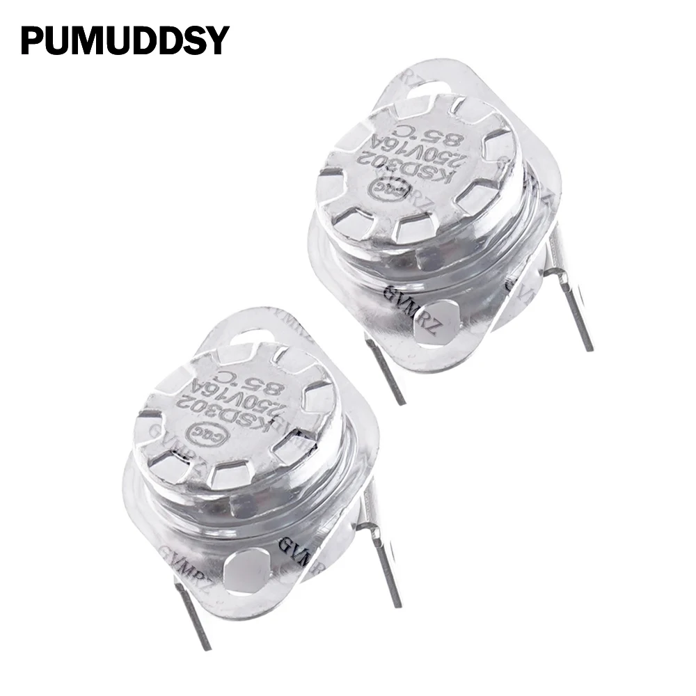 1PCS KSD302 45C 16A 250V 40 ~ 150 Degree Ceramic KSD301 Normally Closed / Open Thermostat 40C open Temperature Switch 45C 50C