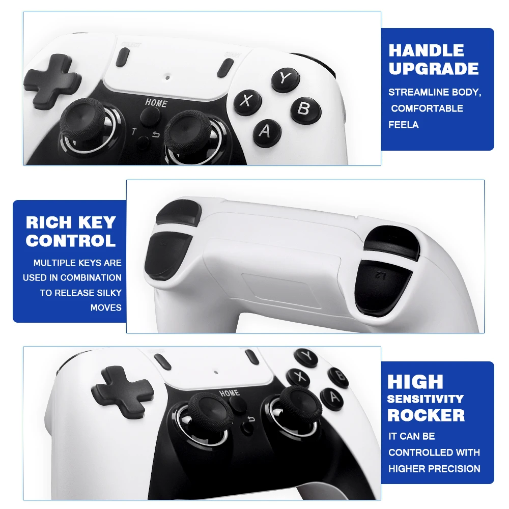 4K Game Stick M8 Pro 64G 37000 Games Retro Game Console HD Video Game Console Wireless Controller For PSP PS1 GBA Christmas Gift