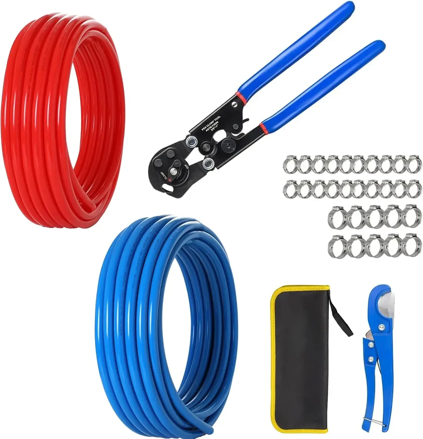 PEX Pipe Plumbing Kit: 1/2