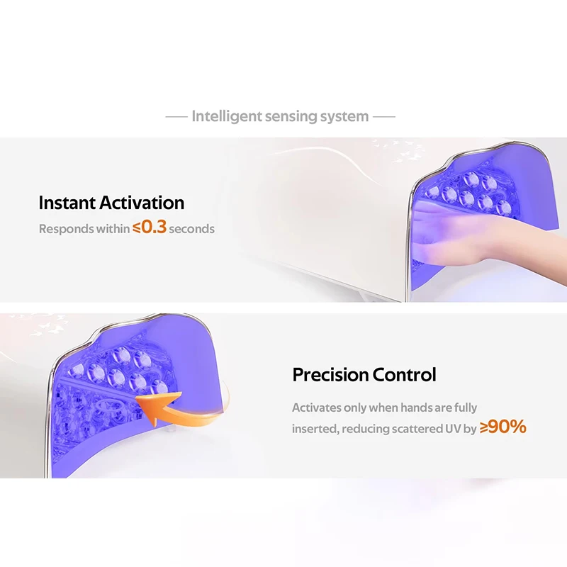 Luxo 110w/78w recarregável lâmpada do prego com fundo do espelho sem fio gel polonês secador manicure máquina sem fio prego uv lâmpada led