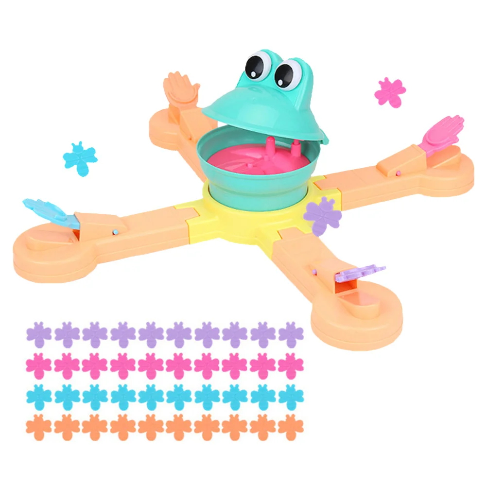 1박스 개구리 먹이주기 게임 교육용 어린이 활동 세트 손과 눈의 협응력 향상 재미있는 학습 선물 애식하는 개구리 먹이주기 게임