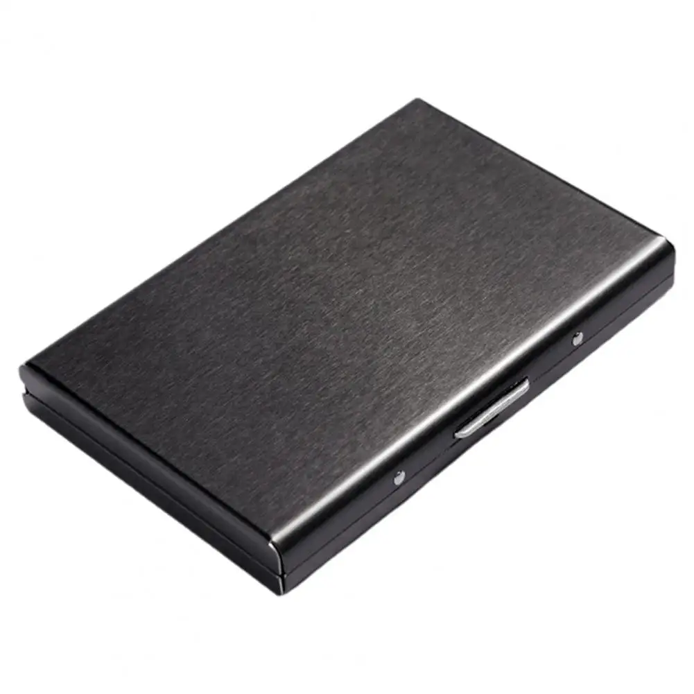 RFID金属カードホルダー,6スロットバックル,盗難防止,クレジットカードホルダー