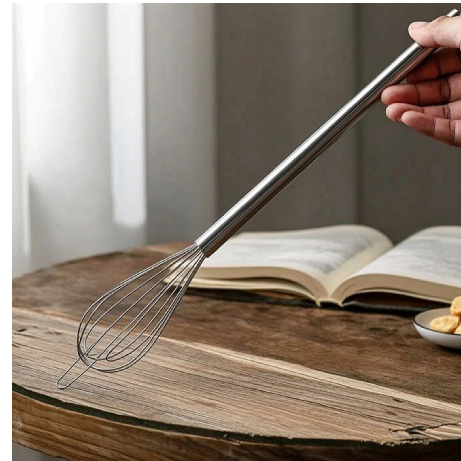 Batedor Manual Robusto de Aço - Kitchen Baking Utensils avaliação e preço