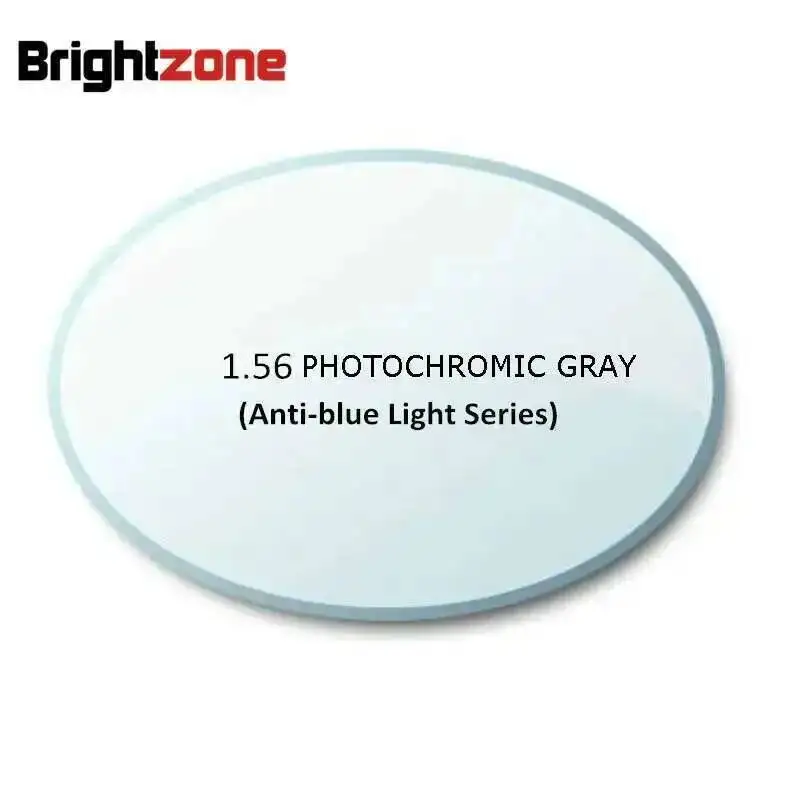 

1.56 Anti-blue Ray Photochromic Gray Computer Radiation UV Protection HC Anti-Reflective CR-39 Rx Eyeglasses Prescription Lenses