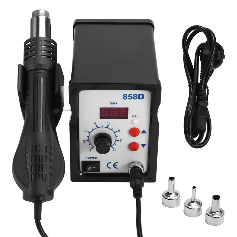 Hot Air Tool 858D BGA Rework Solder Station Blower Hair Dryer Hairdryer Soldering Heat Tool For Welding Repair