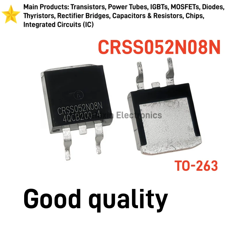10PCS CRSS052N08N TO-263 N-Channel MOSFET 85V 120A CRMICRO Field Effect Transistor
