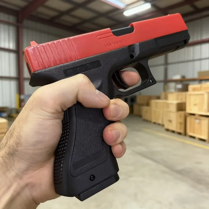 Hohe Qualität Soft Bullet Air Gun Manuelle G17 Spielzeug Pistole Untere Magazin Laser Outdoor Sport CS Spiel Waffen Kinder Geschenk