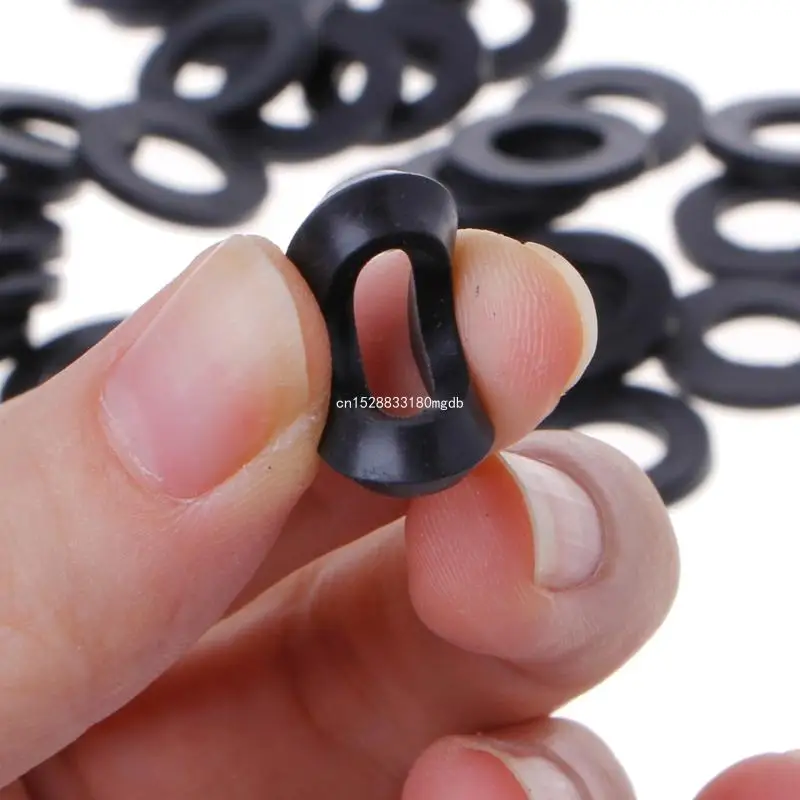 100 stuks O-Ring Platte rubberen wasmachine Douche voor hoofdafdichting Slangconnector Pakking Dropship