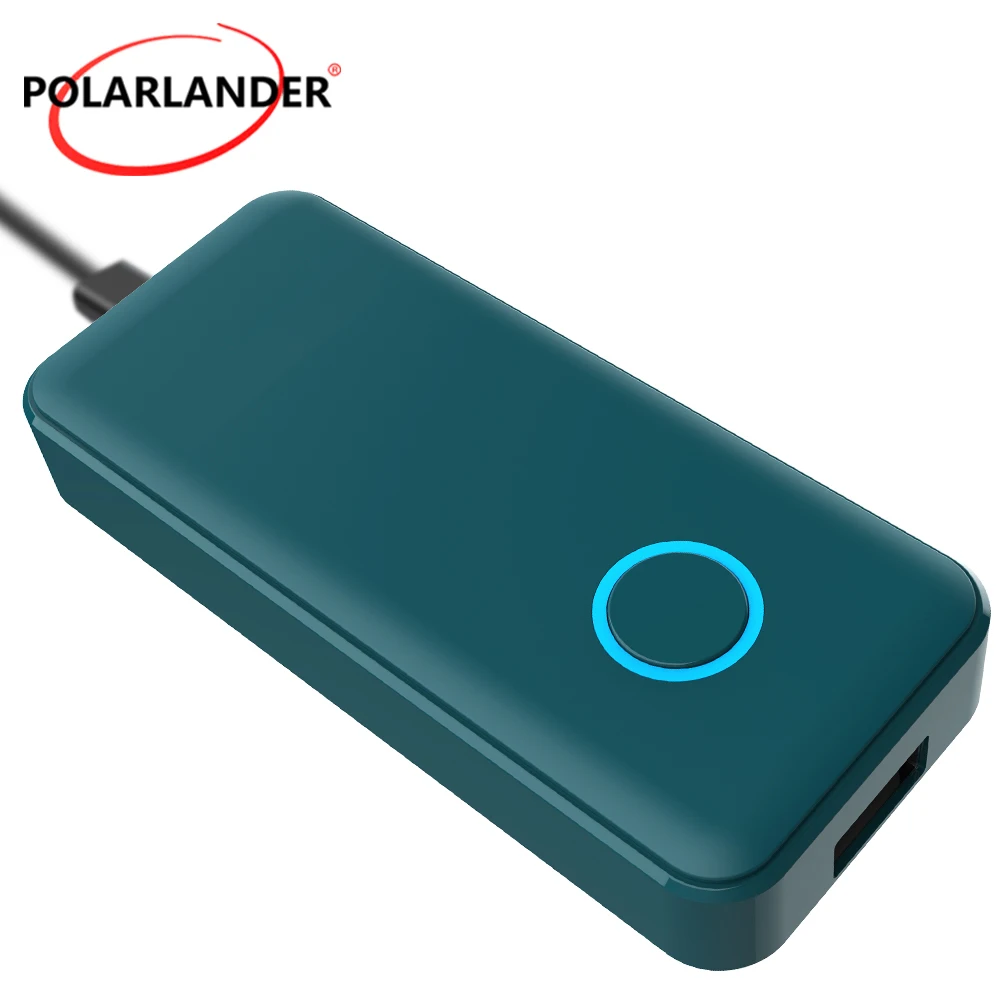 2‑in‑1 Car Wireless CarPlay Android Auto Adapter Box For OEM Wired CarPlay Android Auto WiFi5.0 BT4.8 Compact Design