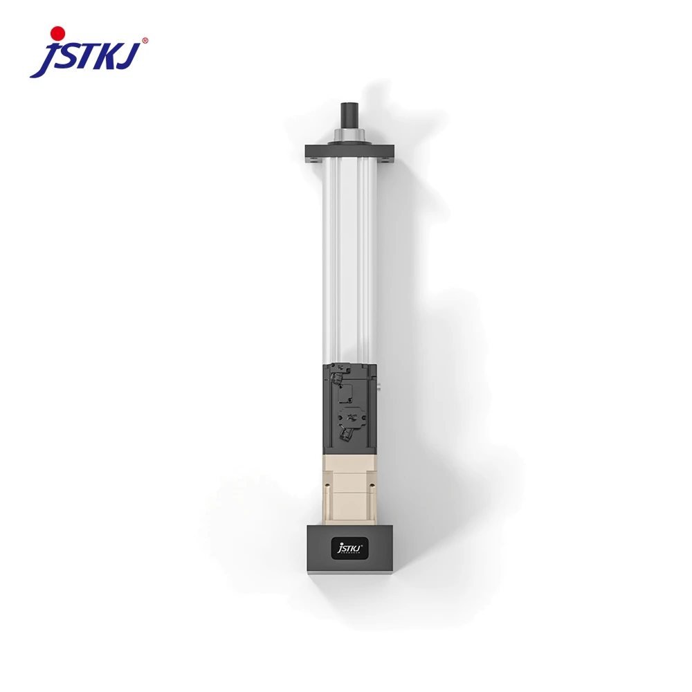 JST S4 4KN High-precision Ball Screws Electric Cylinders 400W Motor 50mm/s Speed IP66 XinJe Servo 100mm Stroke 5mm Lead Screw