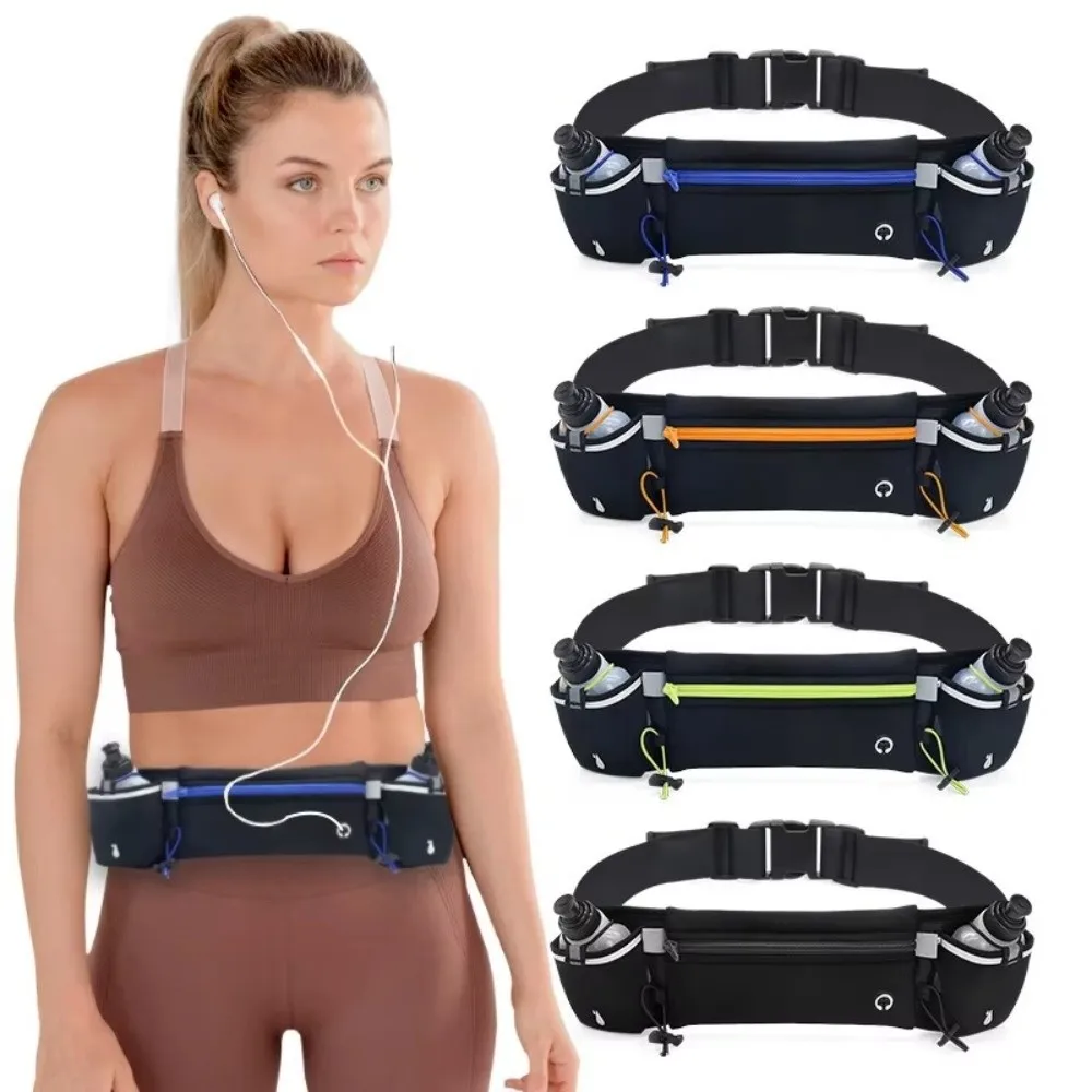 

New Dual Pocket Waist Bag Waterproof Multifunctional Waist Pack Running Belt Waist Bag Unisex