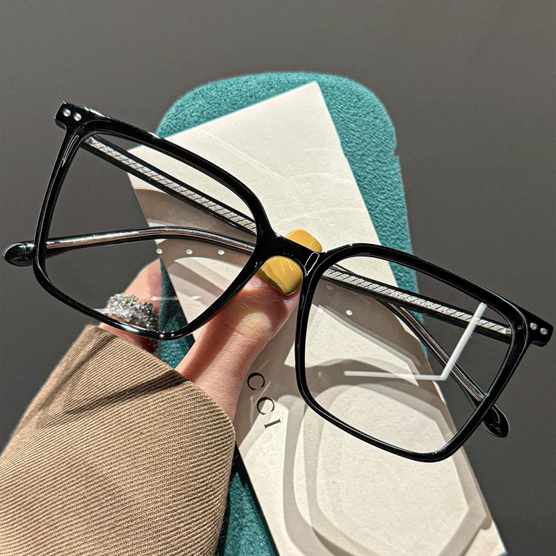 

Очки OKH с большой оправой TR90, защита от синего света, повседневные, для мужчин и женщин, для коррекции близорукости, для чтения