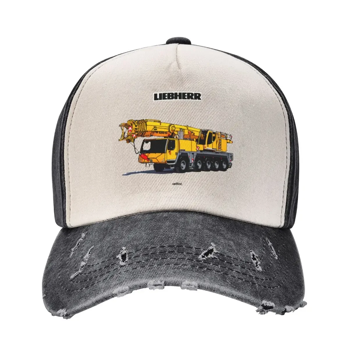 Liebherr Heavy Crane Baseball Cap beach hat derby hat Golf Cap Men Luxury Brand Women's