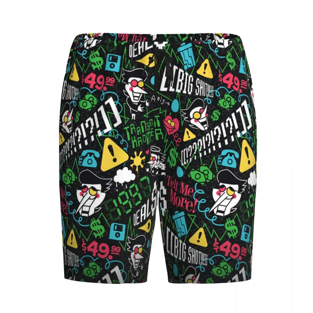 

Мужские пижамные шорты Custom Deltarune SPAMTON G для сна и отдыха