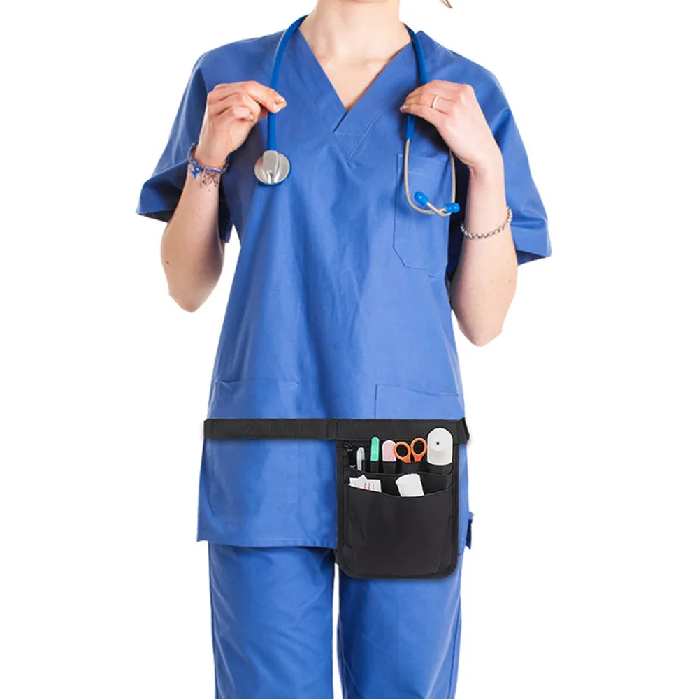 

Shoulder Pouch Case Multi-color Options Nurse Organizer Bag Nurse Waist Bag Compact Design Extra Pocket Fanny Pack For Travel