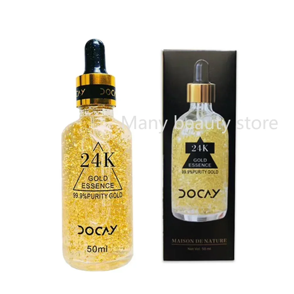 24k Gold Concentrated Peptide Serum 50ml Firming Anti-aging Brightening Improve Dullness Hydration Anti-wrinkle Korea Skin Care