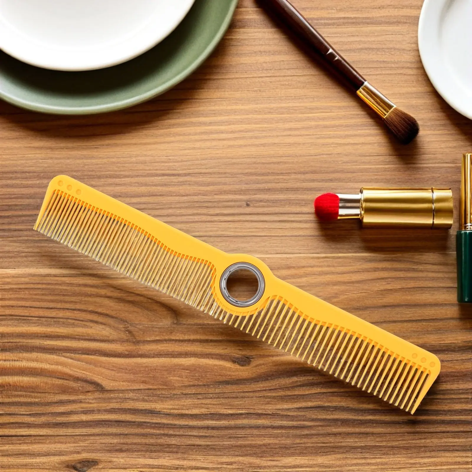Salon Grade Rotating Comb Barber Professional Anti Static Heat Resistant Hair Styling Comb for Straight Curly Thick Fine Hair - view 5