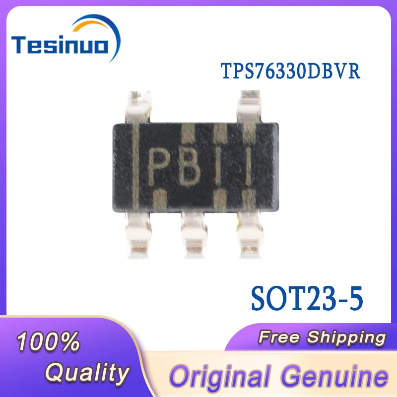 

5/PCS New Original Patch TPS76330DBVR PBII TPS76330 SOT23-5 150mA Low Voltage Difference Linear Voltage Regulator Chip In Stock