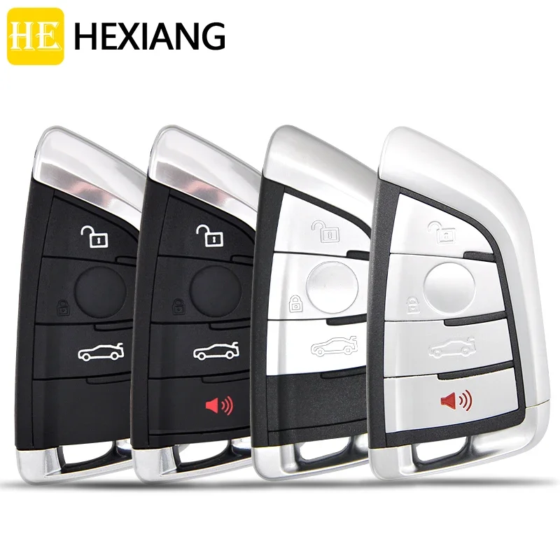 

HE Xiang Car Remote Key Shell Case For BMW X1 X3 X5 X6 Series 1 2 5 7 F15F16 E53 E70 E39 F10 F30 F48 F39 G30 CAS4 FEM BDC Cover