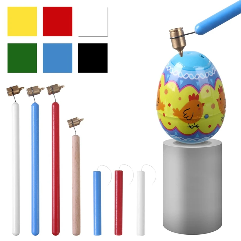 Slanting Fine Line Paint Pen Set 0.7/0.5/0.4Mm Heavy Fine Brass Tip Kistka Wax Pen Decorating Kit Pysanky Kistka Tool Durable