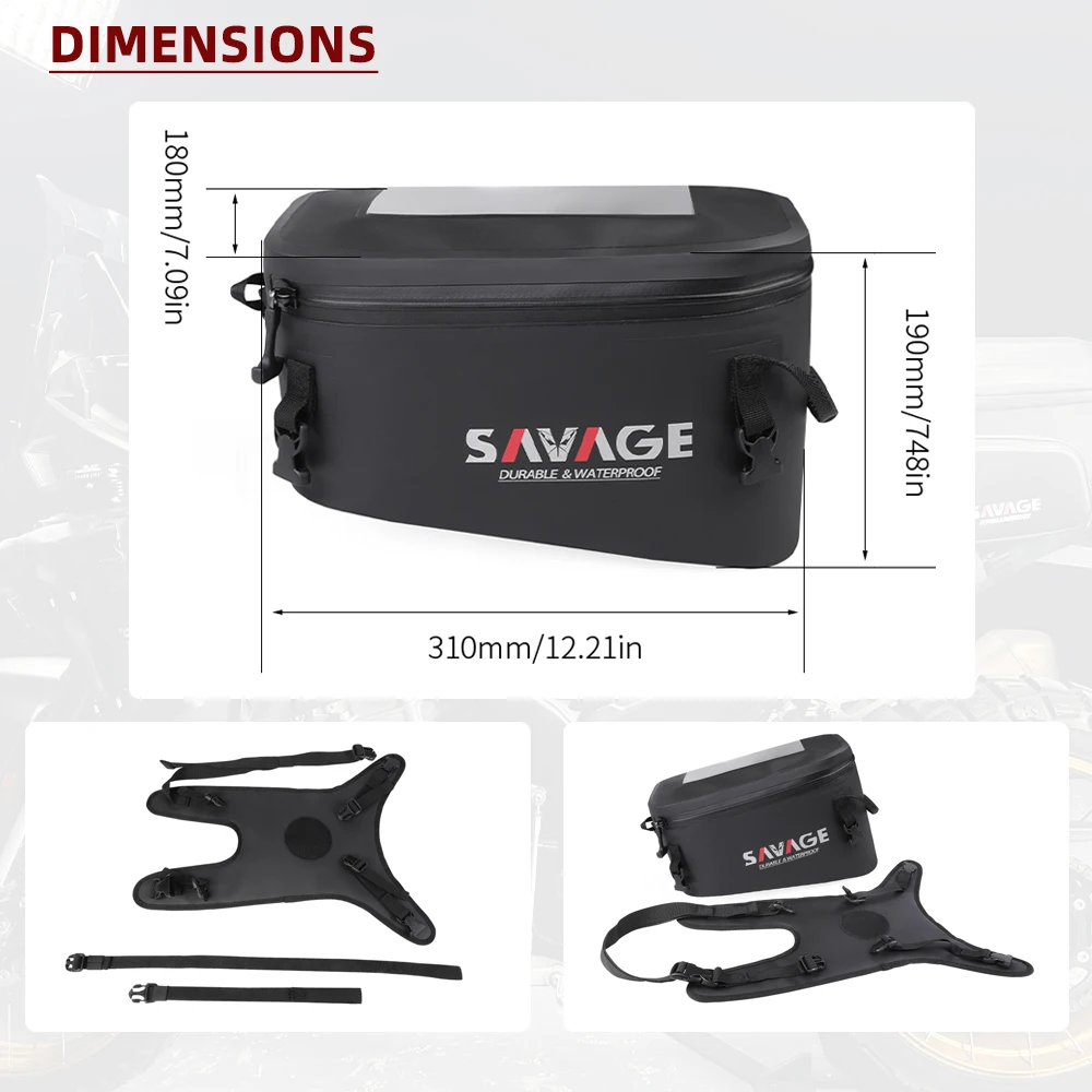 800X 2025 Tank Bag Luggage For KOVE 800X Pro 800X Super Adventure Motorcycle Navigation Tanklock Bag Waterproof Carrier Handbag - Image 4
