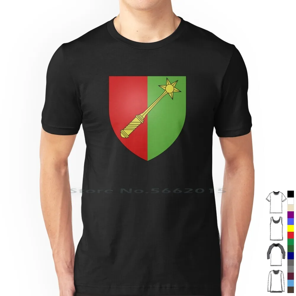 Colmar Coat Of Arms , Alsace 100% Cotton T Shirt Colmar Coat Of Arms Colmer Ribeauvillé Alsace Wine Alsatian Wine Flag Of