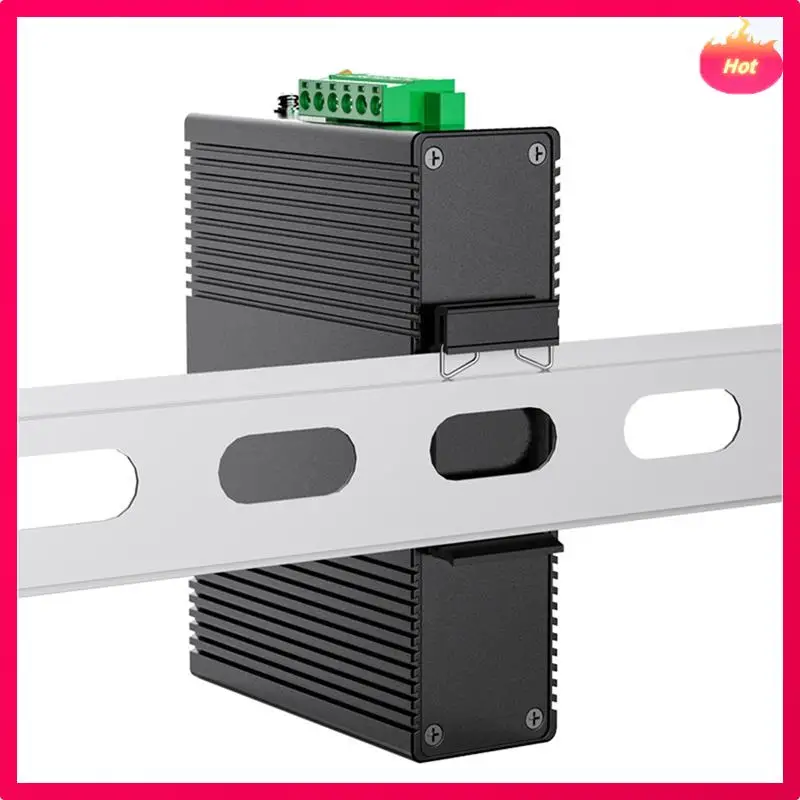 Module 5 Port Industrial Poe Gigabit Din Rail Ethernet Switch, 4 Port Switch With SFP 10/100/1000Mbps IP40 Unmanaged 48V Output
