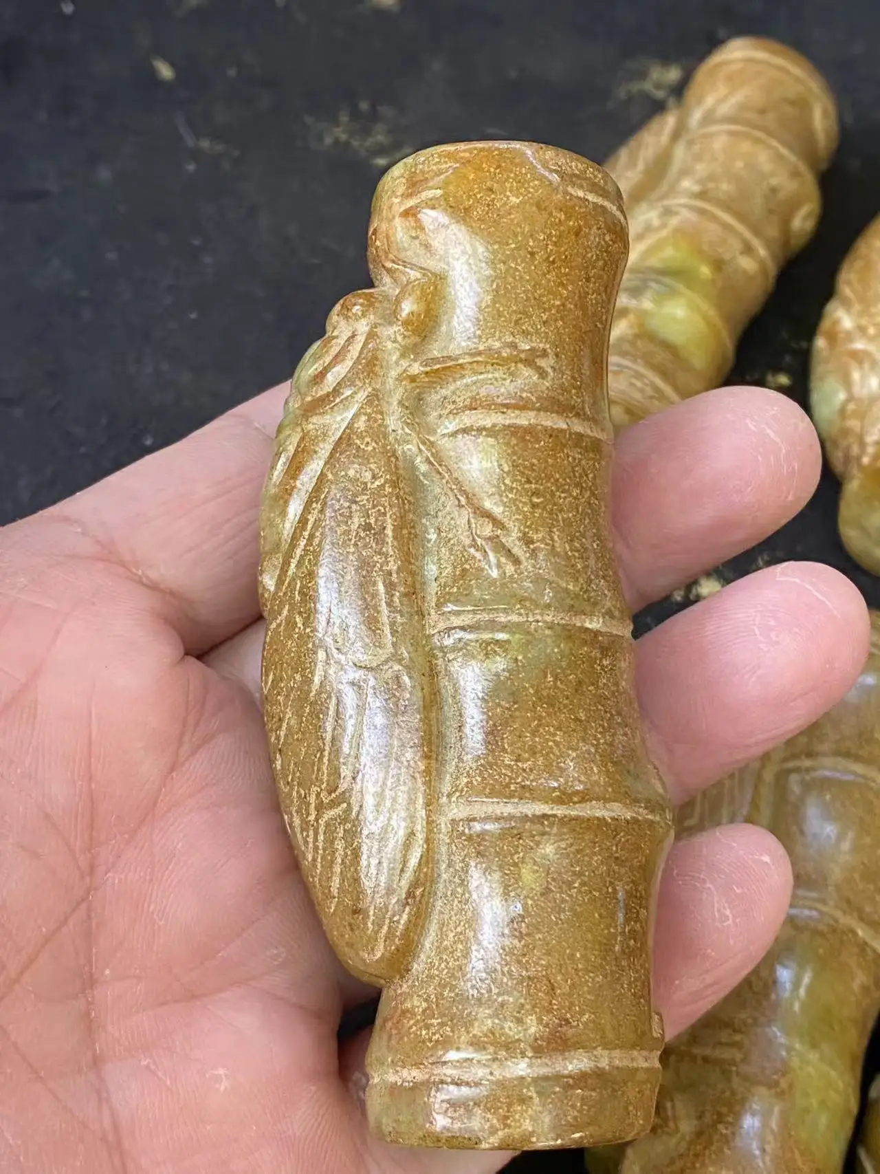 1pcs/lot Ancient jade healing meditation tools left from five thousand years of ancient civilization Ornaments Handheld pieces