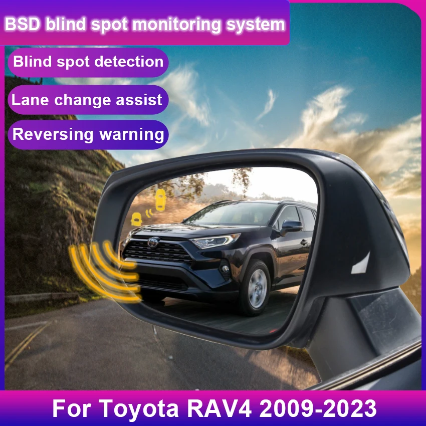 Auto Dodehoekdetectiesysteem Bsd Bsa Bsm Autosensoren Rijden Achteruitkijkspiegel Bewaking Voor Toyota Rav4 2009-2023