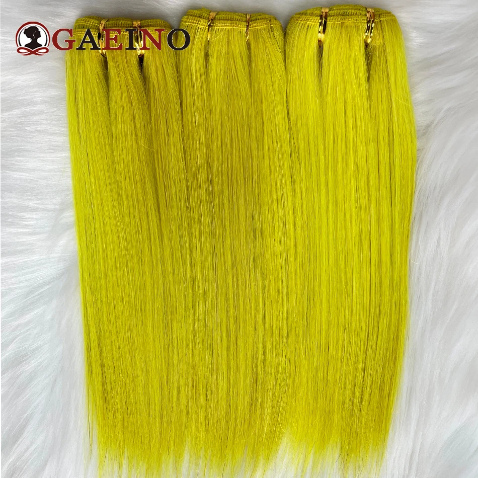 Extensões de cabelo reto pré-coloridas para mulheres, cabelo humano, trama dupla, extensão de cabelo remy, pacotes de cabelo, 6 polegadas, 8 polegadas, 10 polegadas, 50 PCs