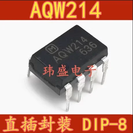 

Free shipping AQW214 DIP8 IC 10PCS