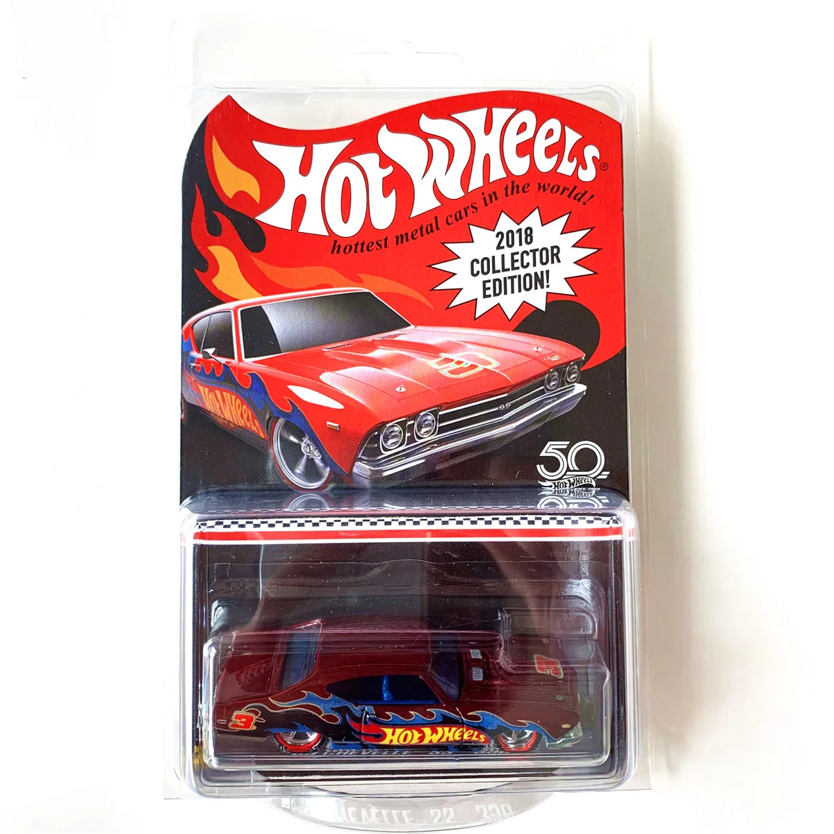 Hot Wheels Cars 2018 Collector Edition CUSTOM GMC PANEL VAN BEL AIR GASSER 1/64 Metal Die-cast Model Toy Vehicles HNR88