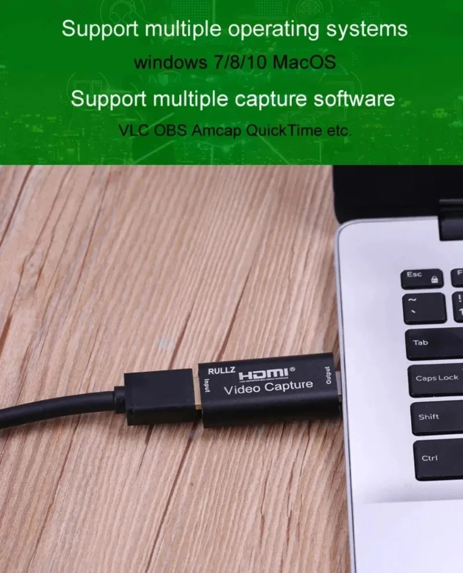 New USB 2.0 Video Capture Card USB 2.0 HDMI Game Grabber Box For PS4 DVD Camera PC Recording Placa De Video Live Streaming