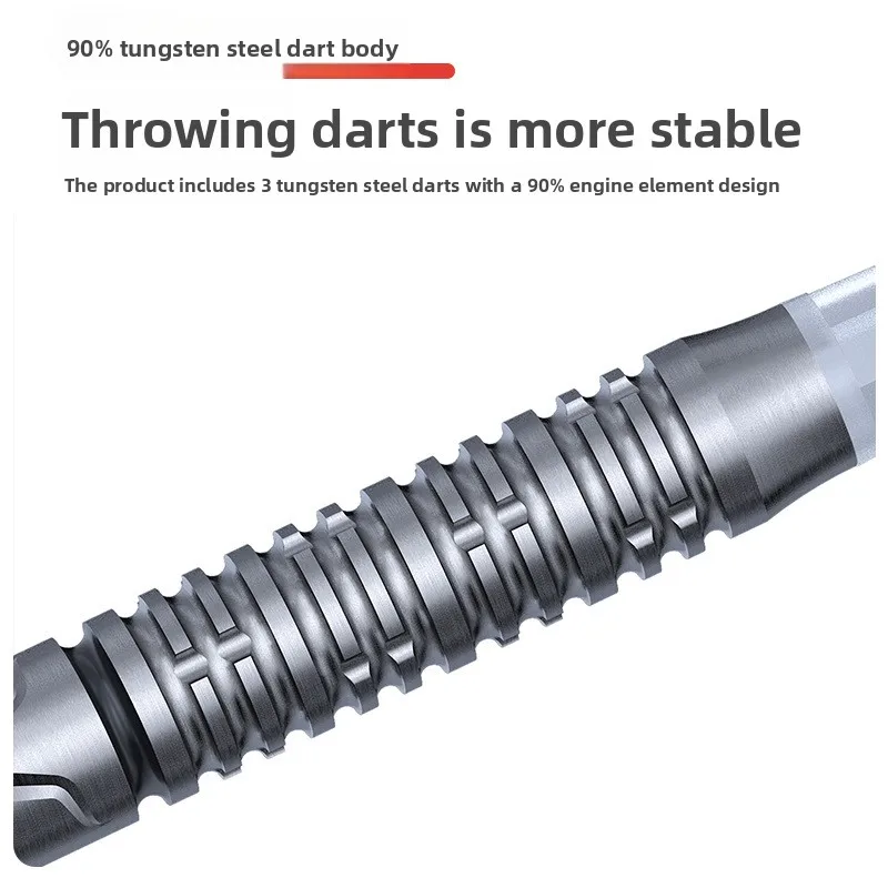 Série do zodíaco vaca 90% macio e duro OTO conjunto de dardo de aço de tungstênio T19 asa de dardo integrada de duas cores