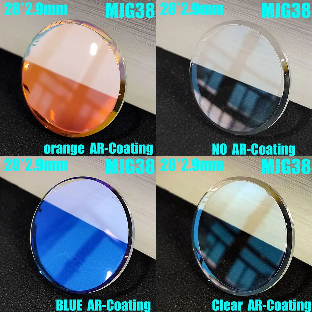 

28mm*2.9mmSKX013 SKX015 Single Dome Mineral Crystal Watch Glass 28mm Mod Parts Replacement Blue/Red/Clear AR Coating